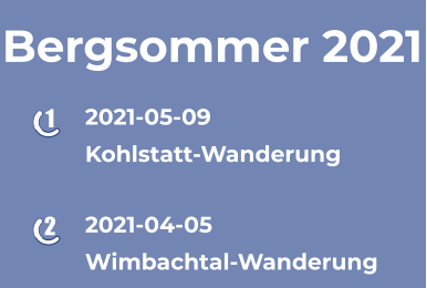 Bergsommer 2021 2021-05-09 Kohlstatt-Wanderung 2021-04-05 Wimbachtal-Wanderung 1 2